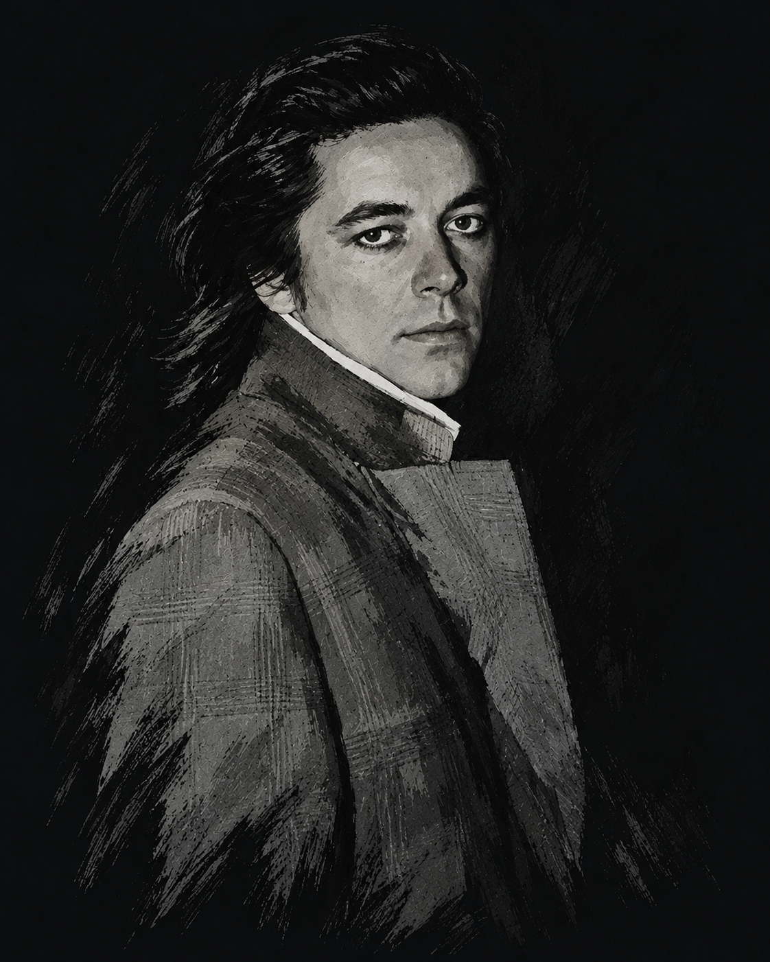 Jackie Leven, circa 1985 · Illustration