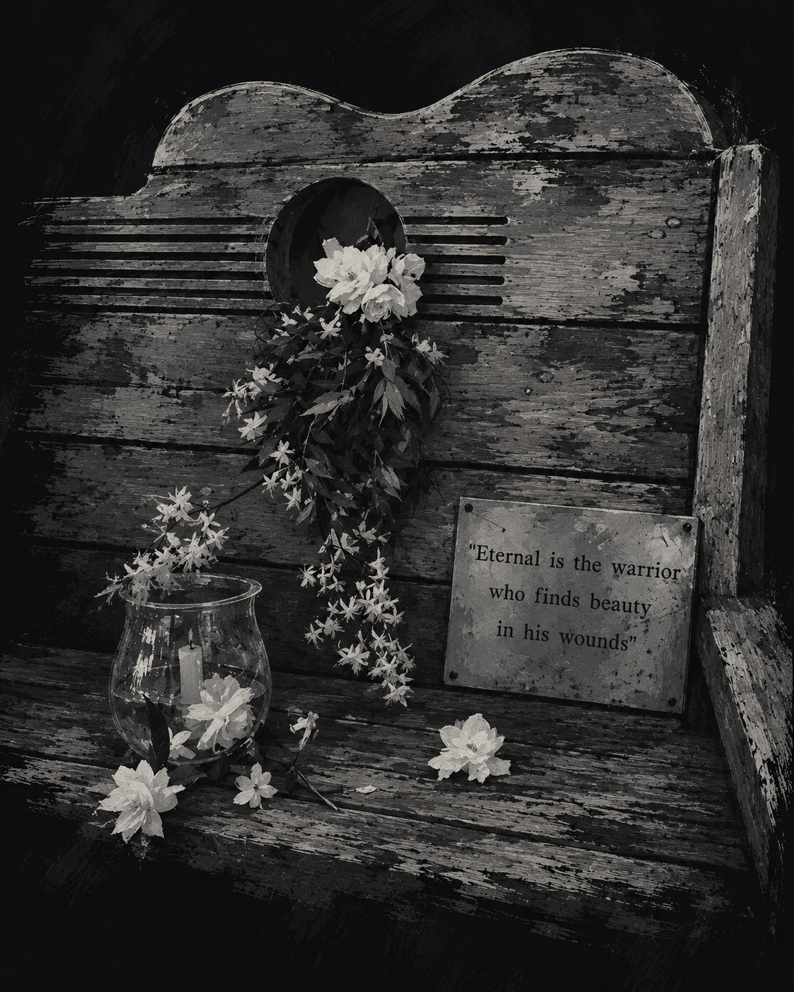 Memorial bench · Illustration
